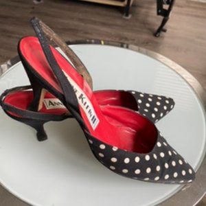 Anne Klein II - PolkaDot Slingback Pumps